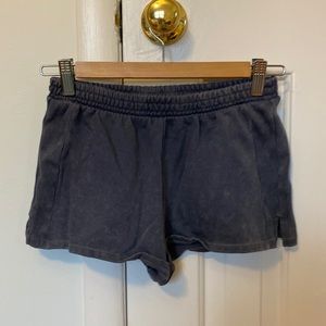 blue comfy shorts